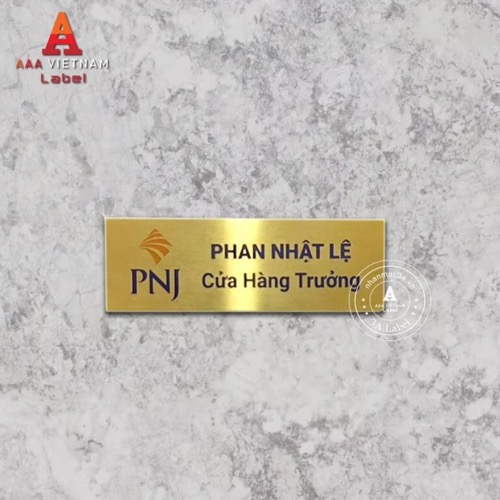 Thẻ tên cài áo 10