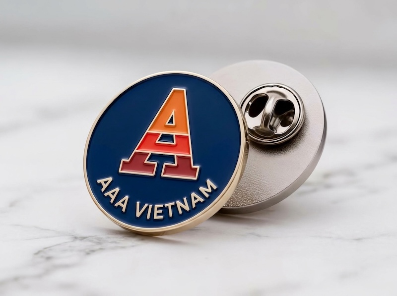Huy hiệu kim loại theo yêu cầu – Tem Nhãn 3A