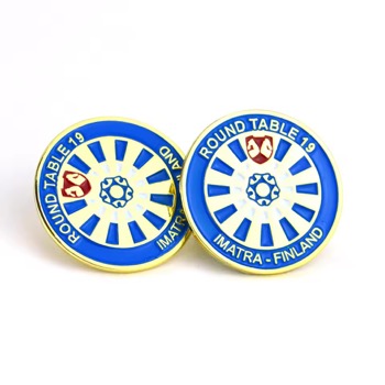 Huy hiệu cài áo tròn 1