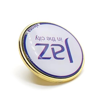 Huy hiệu cài áo tròn 19