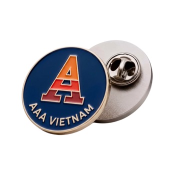 Huy hiệu cài áo tròn 1