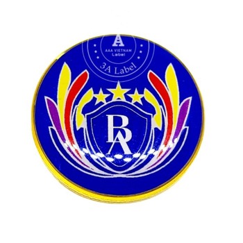 Huy hiệu cài áo tròn 8