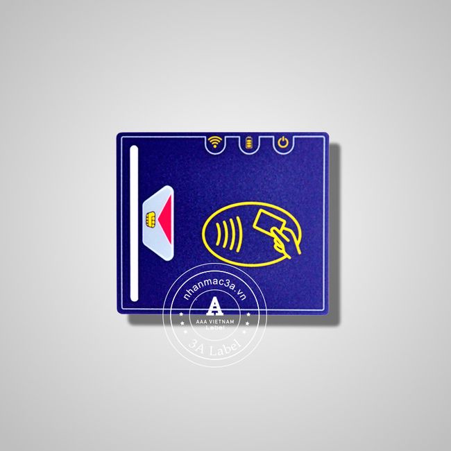 Tem nhựa nút nổi 5